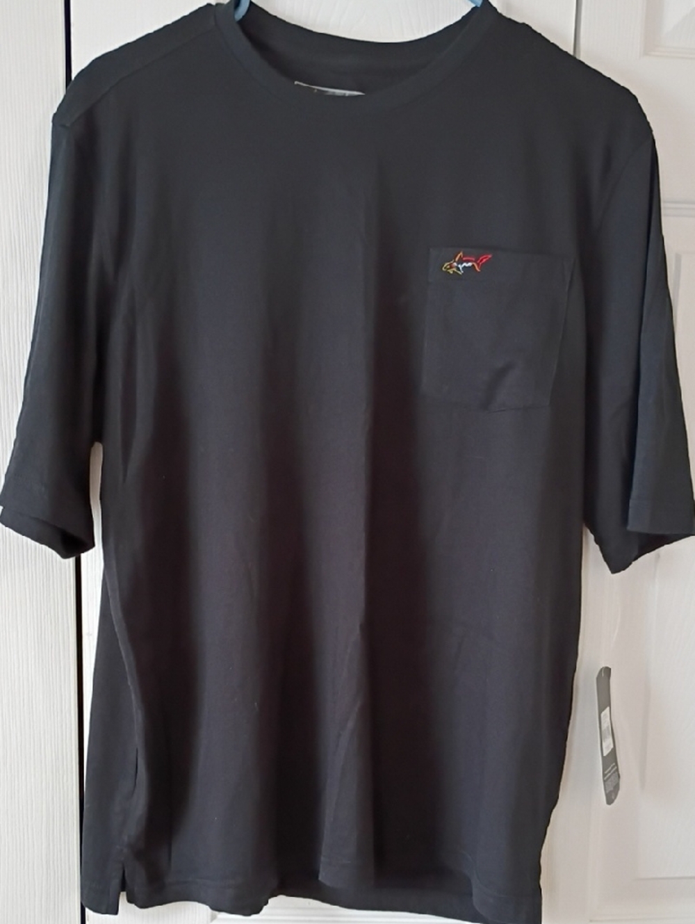 Men's Black Greg Norman Pocket T‑Shirt NWT Sz M